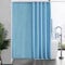 Furlinic Cortina Ducha Antimoho con Impermeable Cortinas Baño Tela Poliéster Lavable con 12 Anillas Cortina Ducha para Bañera Cuarto de Baño Cielo Azul 200x200cm