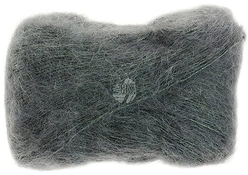LANA GROSSA Setasuri | Feines Lace-Garn aus Suri-Alpakafasern mit Seide | Handstrickgarn aus 69% Alpaka (Suri) & 31% Seide | 25g Wolle zum Stricken & Häkeln | 212m Garn FB18