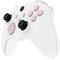 eXtremeRate Botones sin Letras para Xbox Series X/S Mando - Kit Completo de Bumpers, Gatillos, Botón de D-Pad, ABXY - Teclas Repuestos para Xbox Core Controller (Rosa)
