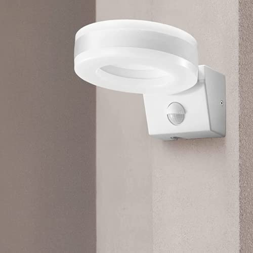 Orno HOWLIT LED Außenleuchte Mit Bewegungssensor Außen Und Innen LUX Lichtintensitätssteuerung und TIME Beleuchtungszeiteinstellung IK 10