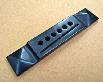 MUSICAL STRING Pyramid Bridge 6 Saiten für Akustikgitarre, Ebenholz, bester Ersatz