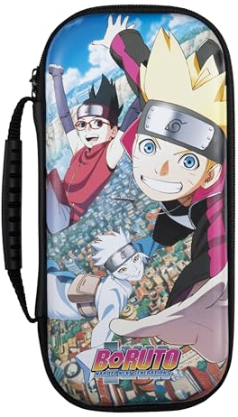 Konix Boruto Naruto Next Generations Schutz- und Transporttasche Fly für Nintendo Switch, Switch Lite und Switch OLED - Motiv Team 7 Konoha