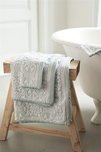 Pip Tile LE Pip Waschhandschuh Gästetuch Handtuch Duschtuch, Light Blue, Größe:Handtuch 55 x 100 cm
