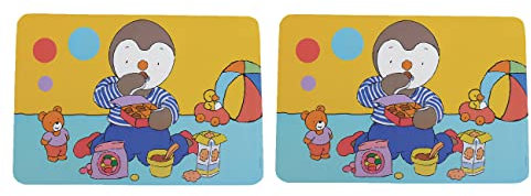 T'CHOUPI - Lot de 2 Sets de Table