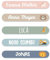 Gutmarkiert – Mini Namensaufkleber für Kinder – Personalisierbare Namensetiketten mit Namen & Symbol – wasserfest und langlebig – Ideal für Schule & Kindergarten. Format: 38x6mm. (Beach, 42)