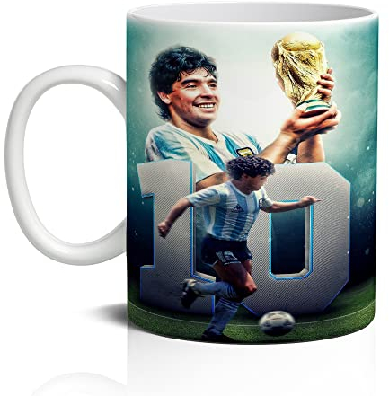 love print Tazza Napoli Campione, Stampa sublimatica Diego Armando