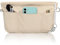 Grantop Handtaschen Organizer Nylon, Handtaschen Organizer mit Schlüsselbun, Taschenorganizer Filz Bag in Bag Tasche Organizer, Innentaschen für Handtaschen mit Schlüsselkette (Beige L)