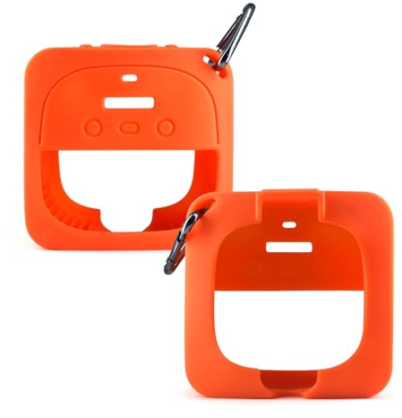 XBERSTAR Silicone Cover Sleeve for Bose SoundLink Micro Speaker Soft Silicone Protective Cover Case (Orange)