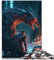 Puzzle Geschenk Drache 1000 Teile Puzzles für Erwachsene Geeignet für Erwachsene und Kinder über 12 Jahre anspruchsvolle Papppuzzles Größe: 26 x 38 cm