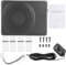 10 Pollici 12 V 800 W Subwoofer Per Auto Sottile Amplificatore Per Bassi Altoparlante Sotto Il Sedile Dispositivo Audio
