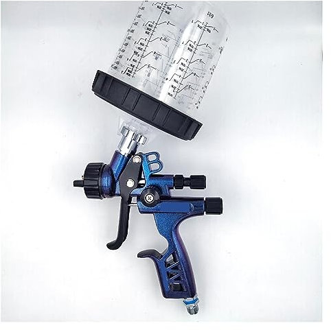 Pistola a spruzzo Pistola a spruzzo pneumatica Pistole for verniciatura con ugello da 1,3 mm Strumento di spruzzatura automobilistico Pistola a spruzzo ad aria a base d'acqua ( Color : 1.3kit blue A ,