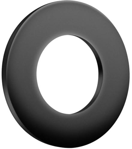 BOUMVID Arandelas Planas M33 x 58 mm, 1 Piezas Arandelas Metálicas Tóricas Arandela Plana Grande Negro, Arandelas Negras Metalicas Espaciadoras de Acero al Carbono para Tornillos Sujetadores