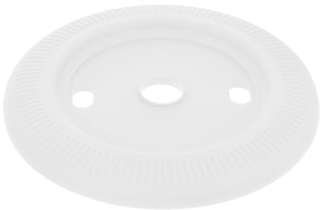 Uonlytech Silicone Wall Plate Cover and Protective Case for Smart Thermostat, Flexible White Thermostat Accessories, Wall Plate Protector for Home HVAC Systems