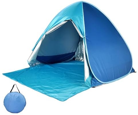 Pop-Up- -Sonnenschirm | tragbarer -Sonnenschirm für den als Sonnenschutz – tragbares Sofort-Sonnensegel, Wind- und wasserdicht, für Strandausflüge