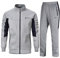 Rdruko Jogginganzug Herren Set Trainingsanzug Sportanzug Langarm Freizeitanzug Männer Tracksuit für Fußball Gym-Hellgrau Dunkelblau 3XL