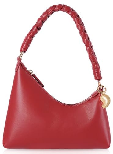 CHAMAIR Kleine Handtasche Damen Umhängetasche Klein Damen-Schultertaschen Luxus Designer Shoulder Bag Women Elegant Shopper Handbags for Women Y2k Bag Abendtasche Clutch PU Leder Geldbörse