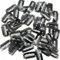 50 Stück Haar Extensions Clips,Schwarz U Form Snap Clips,Silikon Perücke Haarverlängerung Clip,Metall Ersatz Haarclips 6 Zähne Kämme Clips,für Frauen Perücken DIY Haarverlängerung
