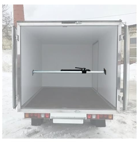 Lastensicherungsgestänge Ladungsstabilisator Einstellbarer Ladungsstabilisator mit Feder, LKW-Ladestange für den sicheren Transport schwerer Gegenstände, Ladungsstabilisator mit Ratsche, Transporter,