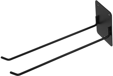 Happyyami Porta Scope Da Parete in Organizzatore Per Attrezzi Da Giardino Ganci Per Rastrelli e Scope Contenitore Da Parete Per Garage e Stanza Attrezzi