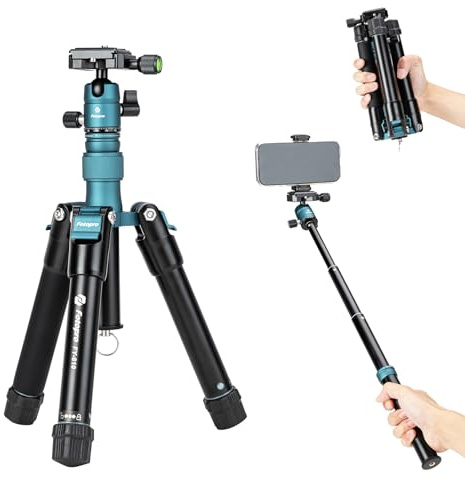 Fotopro FY-810 Mini Trépied Concert 0.82kg Pliable 22.0cm Charge 3kg Levier Rapide 4S