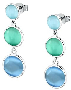 MORELLATO Orecchini Donna in Argento 925 riciclato, Collezione VENEZIA, Occhio di Gatto - SAZM08