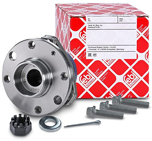 febi bilstein 14615 Wheel Bearing Kit with wheel hub and additional parts, pack of one