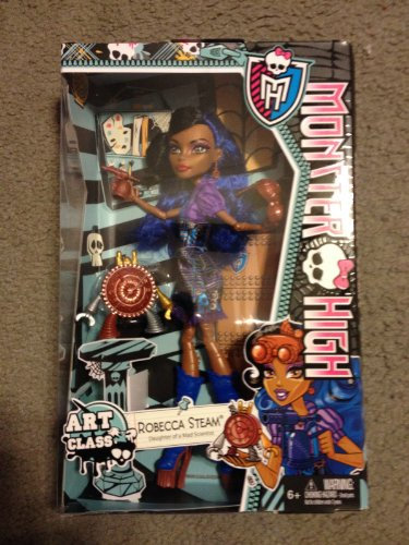 Mattel Monster High Puppen: Draculaura, Abbey Bominable, Skelita Calaveras, Robecca Steam - Puppe, Art Class