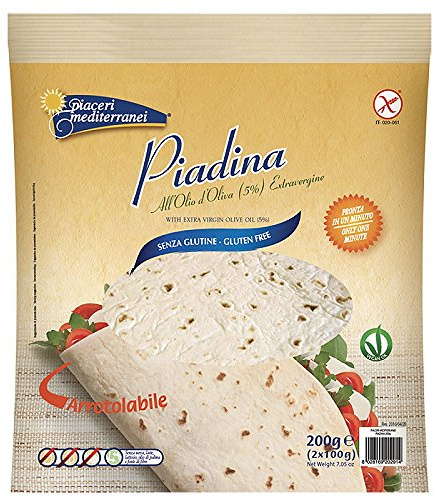 Piaceri Mediterranei Piadina Senza Glutine All'Olio D'Oliva 200 gr