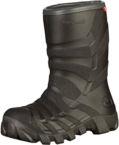 Viking Ultra Warm, Stivali da neve Unisex - Bambini e ragazzi, Nero Black Grey, 36 EU