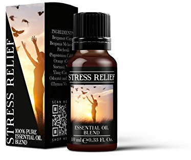 Mystix London | Stress Relief Essential Oil Blend | 10ml | Bergamot with citrus and floral notes creates a bright, fresh aroma with soft aromatic sweetness.