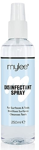 Mylee Disinfectant Spray Antiseptic Sanitiser, Sanitises and Cleanses Surfaces, Kills 99.9% Bacteria and Germs, For Use with Derma roller, Protect Against Nail Fungus, Manicure and Pedicure Equipment