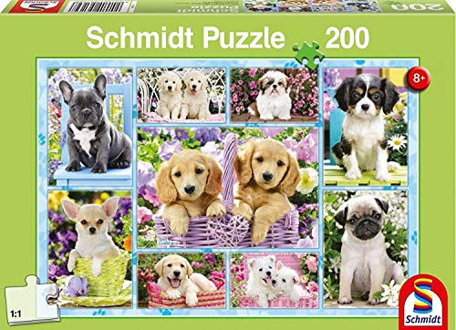 Schmidt Spiele 56162 Welpen, 200 Teile Kinderpuzzle