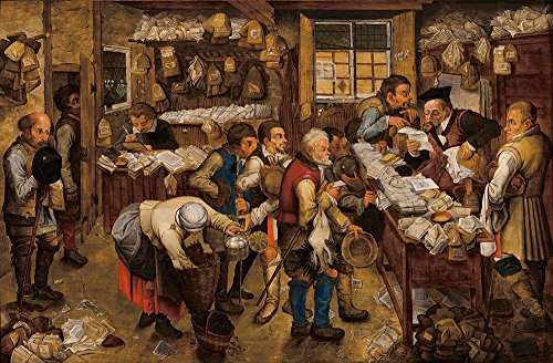 Pieter Bruegel The Elder - The Tax-Collector's Office - Extra Large - Semi Gloss Print