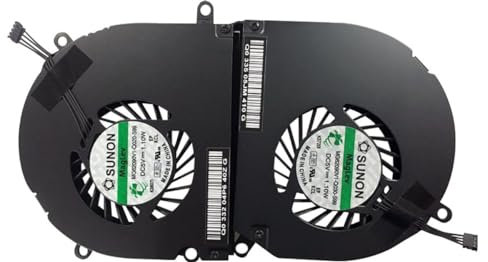MacWay - Juego de 2 ventiladores para MacBook Pro 15 (A1286) 2009-2012