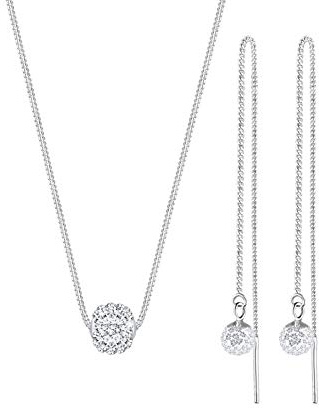 Elli Schmuck-Sets 925 Sterling Silber Kristall