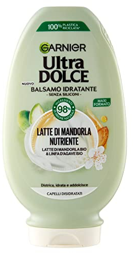 Ultra Dolce Garnier Pflegespülung für normales Haar, Mandelmilch, 250 ml