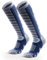 WEIERYA Skisocken,Thermische Gepolsterte Ski Socken für Skifahren,Snowboarden,Outdoor Wintersport für Herren Damen,Blau 2 Paar (45-48)