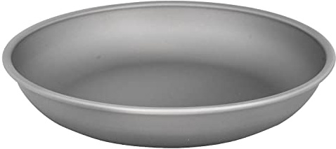 TiTo Titanium Plate Dish Outdoor Camping Tableware Ultralight Round Fruit Titanium Alloy Dinner Dishes Pan for BBQ Hiking Picnic