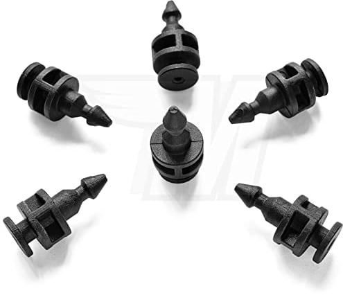 MYBA-S 10x Rückleuchten Clips für Sprinter Crafter | A0008208164 Schwarz
