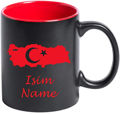 Tasse Kaffeetasse Kahve Cay Bardagi Bardak Hediye isimli kisiye özel hediyelik isim Türkei Türkiye