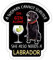 Labrador Black Lab Dog Lovers Gift - A Women cannot survive on GIN Alone - Large Fun flexible Fridge Magnet - size 14 cms x 12 cms