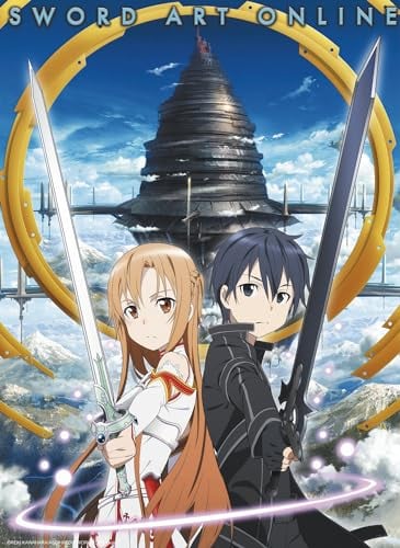 ABYSTYLE - SWORD ART ONLINE Poster Asuna & Kirito Aincrad (52 x 38 cm)