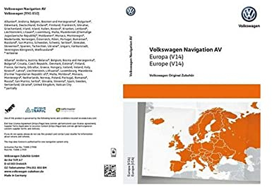 Volkswagen 7P6051850BM Aktivierungsdokument Plattform AV Navigation RNS 850 Update V14 Europa *** nur Aktivierungsdokument *** ohne SD-Karte ***