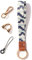 SENLLY Schlüsselband Wristlet Keychain Lanyard Strap Handschlaufe Schlüsselanhänger mit echtem Leder, für Schlüssel, Mobile Handys Telefon, Kamera, Charms