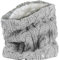 HEAT HOLDERS - Damen Winter Schal Nackenwärmer Halswärmer mit Innen Fleece (Einheitsgröße, Hellgrau)