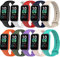 BDIG 10 Pcs Kompatibel Für Amazfit Band 7 Armband, Sport Silikon Uhrenarmband Amazfit Band 7 Armband Smartwatch Ersatzarmband mit Amazfit Smart Band 7