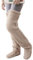 NICEYEA Women's Winter Warm Knee High Socks Thick Plush Slipper Stockings Furry Extra Long Leg Warmers Sleeve Thigh High Boot Sleeping Socks