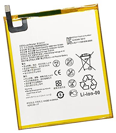 Ukkipower HB2899C0ECW Ersatz Akku Kompatibel mit Huawei MediaPad M3 8.4 Inches BTV-W09 / Huawei MediaPad T5 Tablet 10.1 Inches