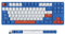 AJAZZ AK871 Kabellose Gaming-Tastatur 75%, Bluetooth/2,4 GHz Wireless Dual-Modi, TKL 80% Mechanische Tastatur mit Hot-Swappable Tactile Blue Switch, Kompakte 87 Tasten Non-Backlit für Win/Mac – Blau