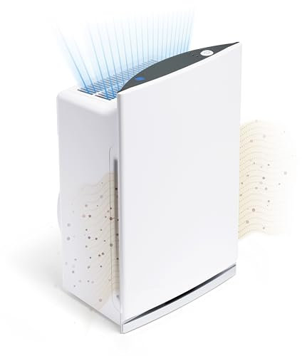 Intellipure Compact Air Purifier for Home, Air Purifier for Airborne Smoke, Dander, Dust, Pollen, Allergies, Up to 99.99% Removal of Particles with HEPA Filtration